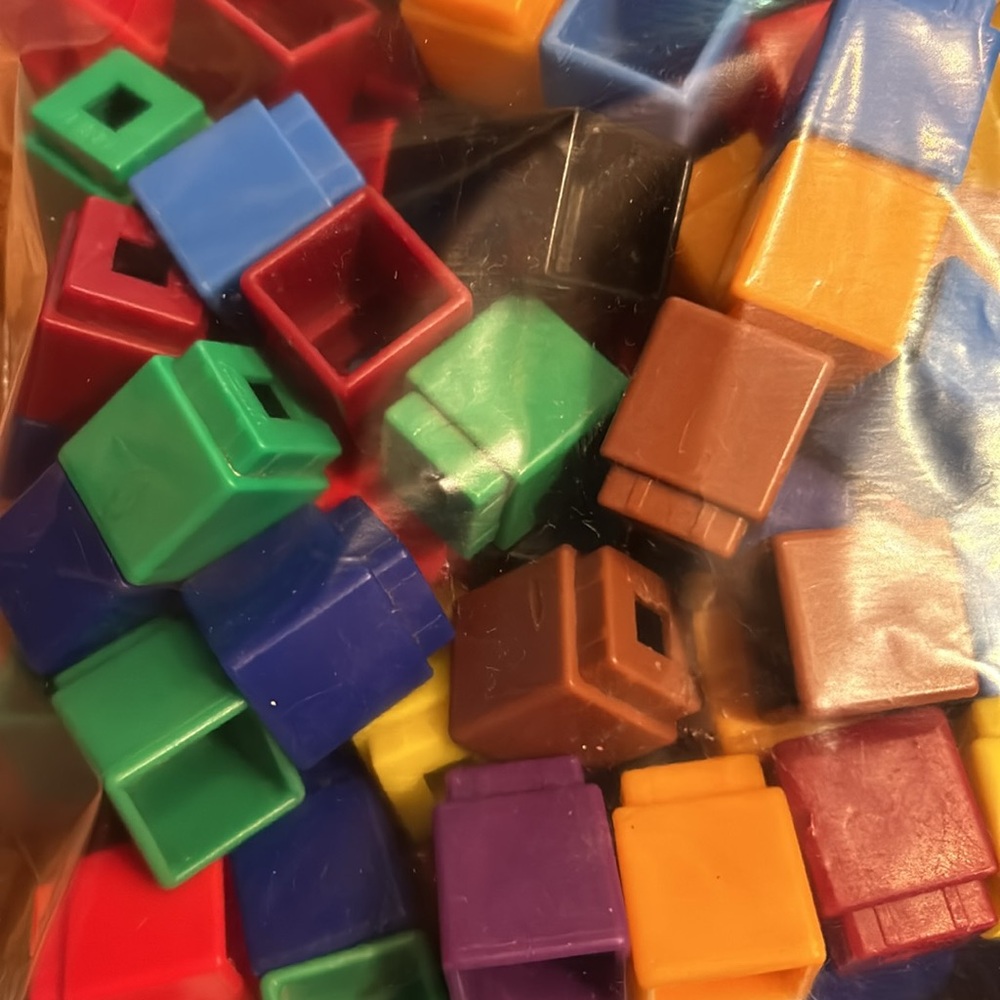 Unifix Cubes Math Lot Assorted - Picture 2 of 3